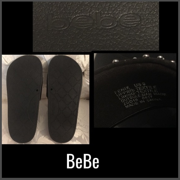 BEBE Fenix Pearl Rhinestone Slide - Picture 6 of 8